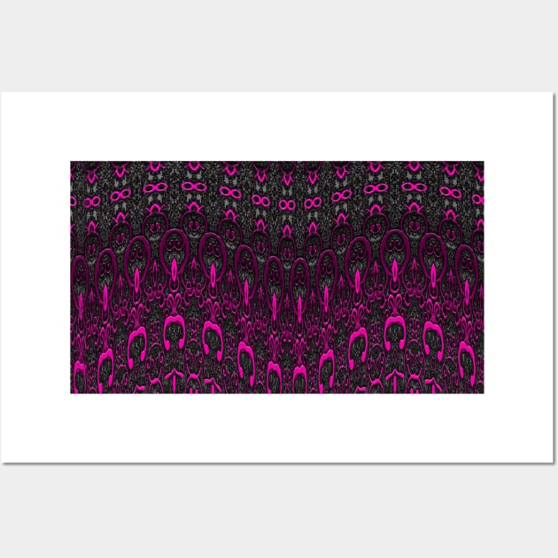 Baubles is Fuchsia Wall Art by ArtistsQuest